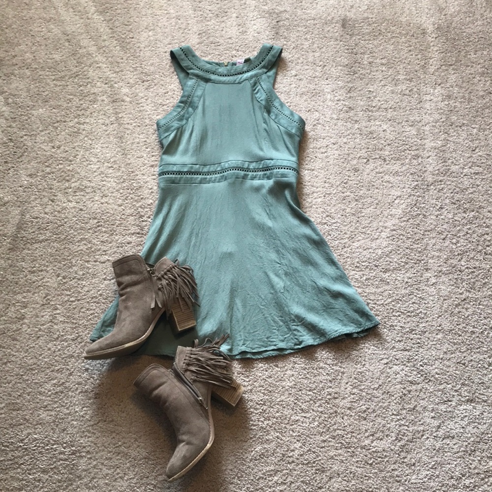 Green boutique dress